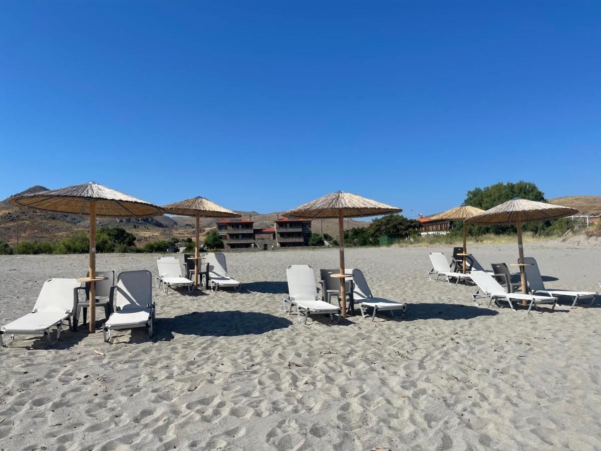Evgatis Beach Luxury Apts Thanos Eksteriør bilde